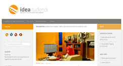 Desktop Screenshot of idea-ludendi.at